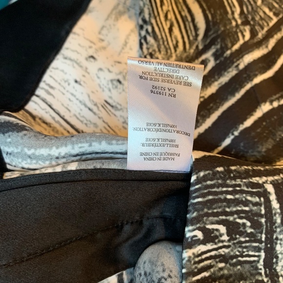 Helmut Lang Black/Ivory Print Sleeveless Top sz S/P - Picture 7 of 7